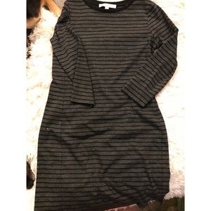 Business stripped cotton dress